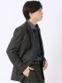 ジャケット メンズ ビジネス セットアップ可能 ストレッチ ウォッシャブル スリム 2ボタン テーラード 茶 ライジング ニット