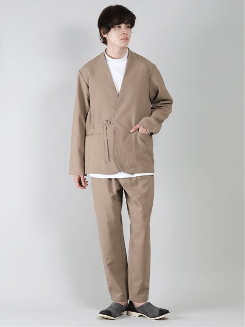 タイロッケン ノーカラージャケット(セットアップ可能)