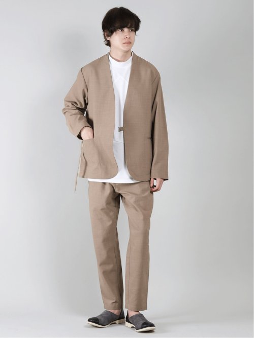 タイロッケン ノーカラージャケット(セットアップ可能)