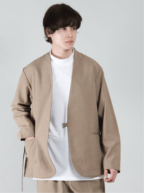 タイロッケン ノーカラージャケット(セットアップ可能)