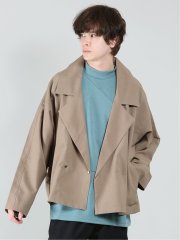 BIGラぺル ルーズ ダブルジャケット