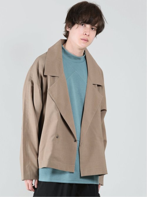 BIGラぺル ルーズ ダブルジャケット