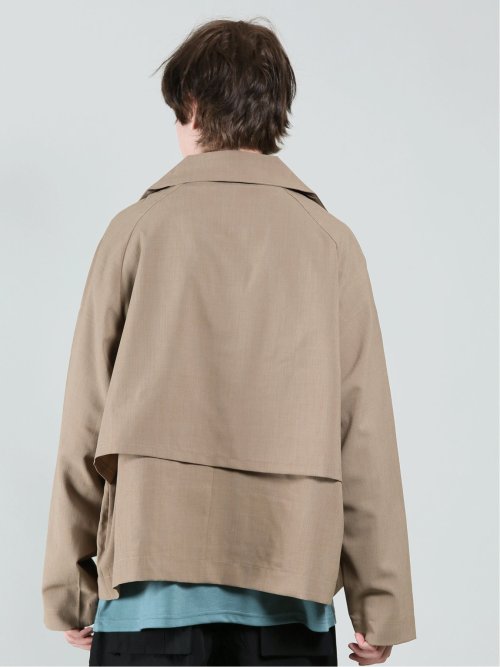 BIGラぺル ルーズ ダブルジャケット