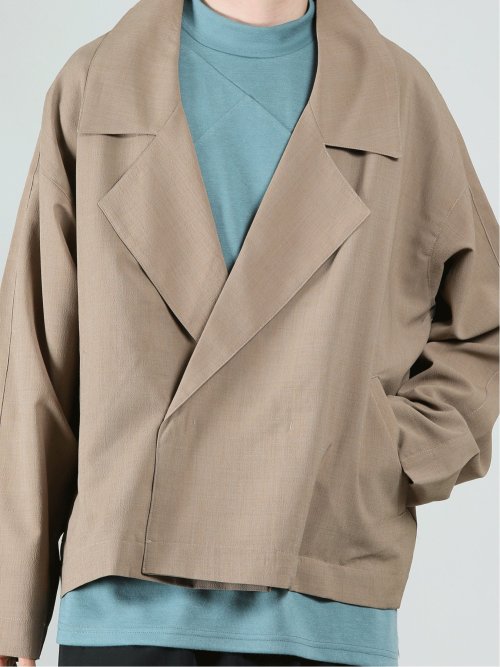 BIGラぺル ルーズ ダブルジャケット