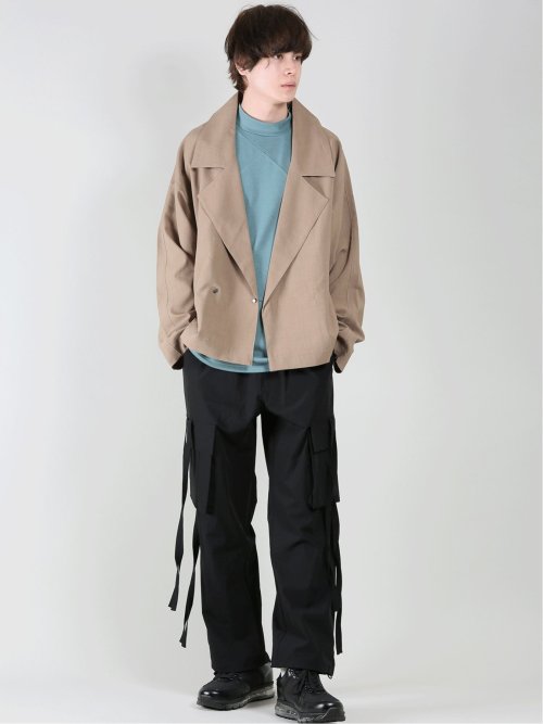 BIGラぺル ルーズ ダブルジャケット