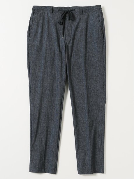 接触冷感 ストレッチ ウォッシャブル プリント スリムフィット ノータック パンツ(セットアップ可能)