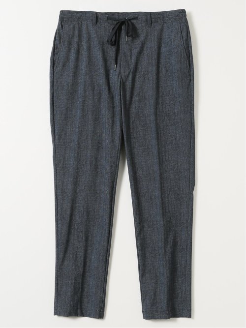 接触冷感 ストレッチ ウォッシャブル プリント スリムフィット ノータック パンツ(セットアップ可能)