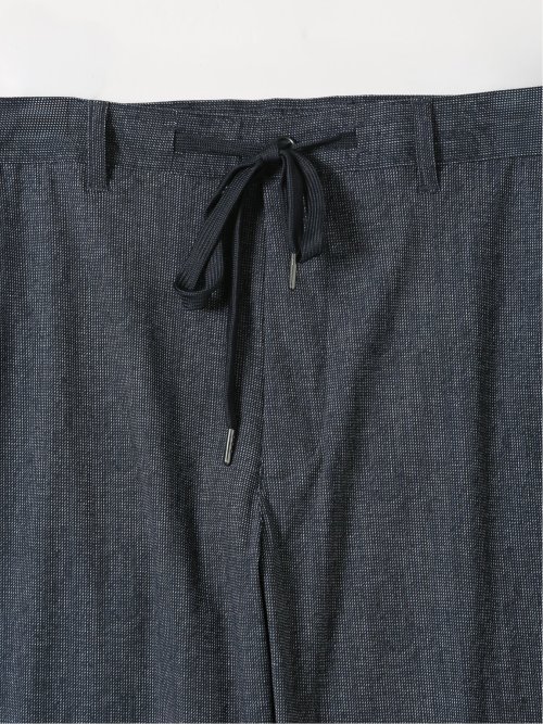 接触冷感 ストレッチ ウォッシャブル プリント スリムフィット ノータック パンツ(セットアップ可能)