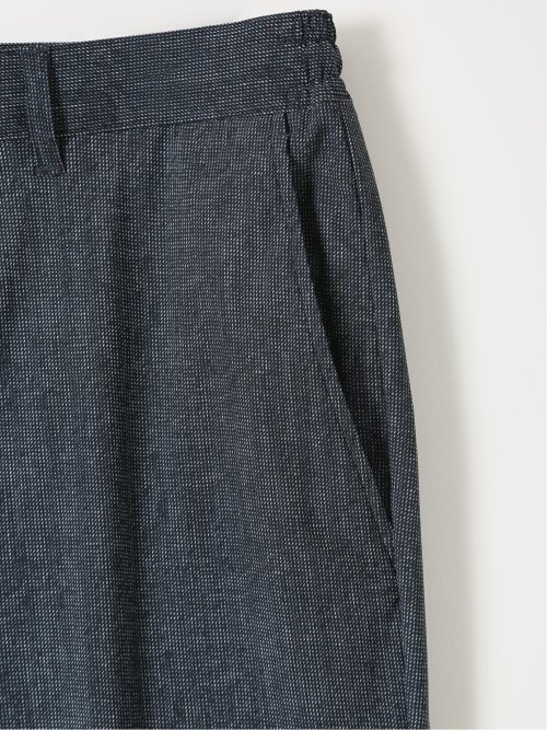 接触冷感 ストレッチ ウォッシャブル プリント スリムフィット ノータック パンツ(セットアップ可能)