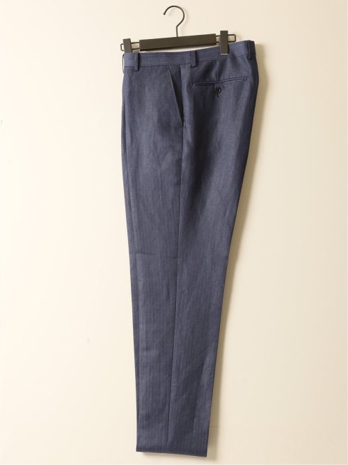 美品⭐︎TAKAQ セットアップ　濃紺　チェック　WASHABLE BE5 TAKA-Q｜TechDenim スリムフィット 2ボタンジャケット 青