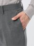 ストレッチウォッシャブル ウール混 スリムフィット ノータックスラックス(セットアップ可能)