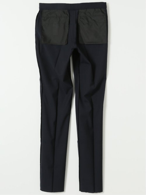 ストレッチウォッシャブル ウール混 スリムフィット ノータックスラックス(セットアップ可能)