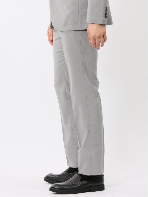 アバントドライ スリムフィット ノータック パンツ 千鳥(セットアップ可能)