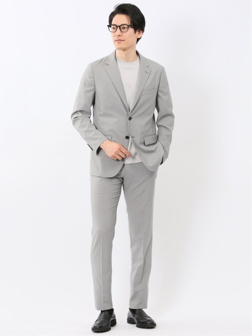 アバントドライ スリムフィット ノータック パンツ 千鳥(セットアップ可能)