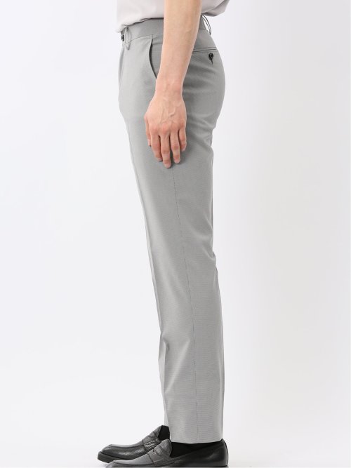 アバントドライ スリムフィット ノータック パンツ 千鳥(セットアップ可能)