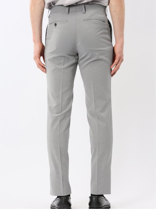 アバントドライ スリムフィット ノータック パンツ 千鳥(セットアップ可能)