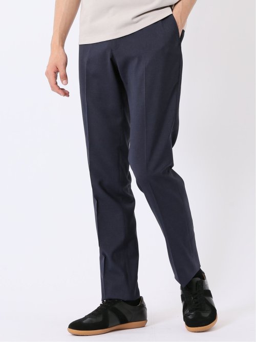 アバントドライ スリムフィット ノータック パンツ 千鳥(セットアップ可能)