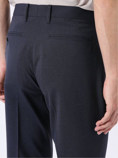 アバントドライ スリムフィット ノータック パンツ 千鳥(セットアップ可能)