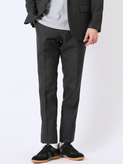 アバントドライ スリムフィット ノータック パンツ デニム調(セットアップ可能)