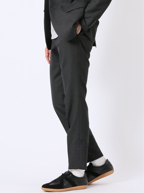 アバントドライ スリムフィット ノータック パンツ デニム調(セットアップ可能)