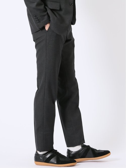 アバントドライ スリムフィット ノータック パンツ デニム調(セットアップ可能)