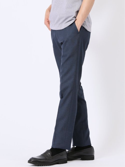 アバントドライ スリムフィット ノータック パンツ デニム調(セットアップ可能)