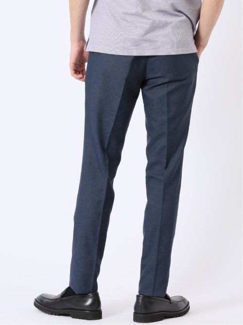 アバントドライ スリムフィット ノータック パンツ デニム調(セットアップ可能)