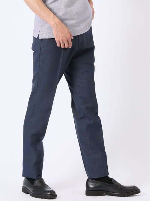 アバントドライ スリムフィット ノータック パンツ デニム調(セットアップ可能)