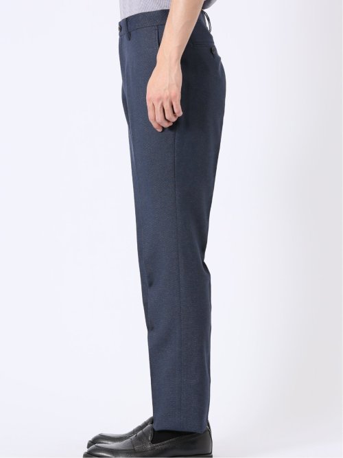 アバントドライ スリムフィット ノータック パンツ デニム調(セットアップ可能)