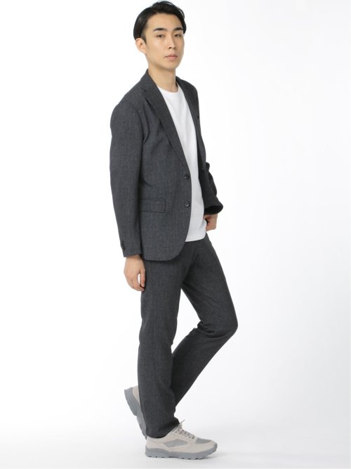 軽量 2WAYストレッチ スリムパンツ(セットアップ可能)