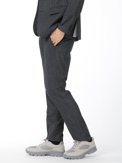 軽量 2WAYストレッチ スリムパンツ(セットアップ可能)