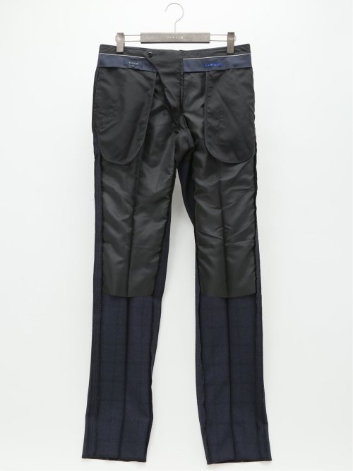 ストレッチウォッシャブル スリムフィット ノータックスラックス