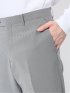 軽量 スリムフィット ノータックパンツ 千鳥シロ×クロ