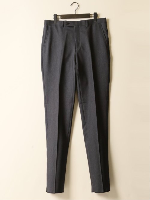 クリアエフェクト レギュラーフィット ノータックパンツ デニムライク(セットアップ可能)