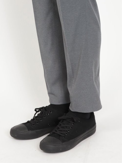 軽量ジャージ レギュラーフィット ノータックパンツ グレー(セットアップ可能)