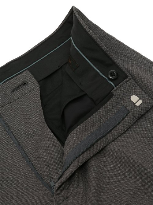 軽量ジャージ レギュラーフィット ノータックパンツ グレー(セットアップ可能)