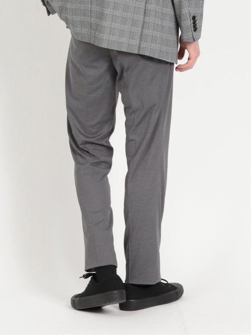 軽量ジャージ レギュラーフィット ノータックパンツ グレー(セットアップ可能)