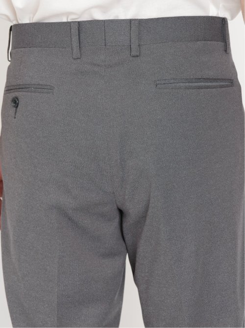 軽量ジャージ レギュラーフィット ノータックパンツ グレー(セットアップ可能)