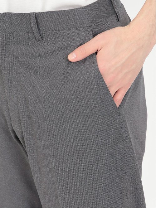 軽量ジャージ レギュラーフィット ノータックパンツ グレー(セットアップ可能)