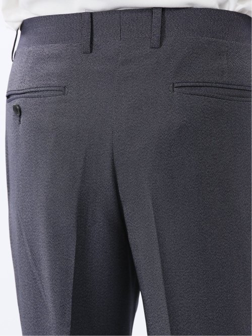 軽量メッシュ レギュラーフィット ノータックパンツ デニム調(セットアップ可能)