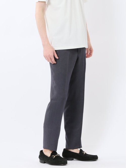 軽量メッシュ レギュラーフィット ノータックパンツ デニム調(セットアップ可能)