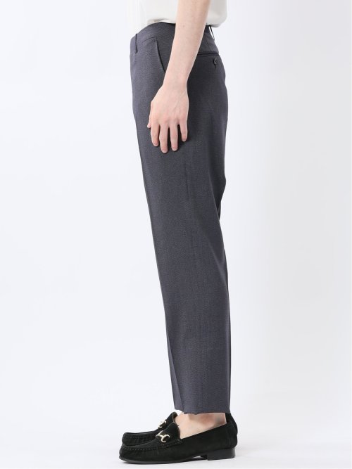 軽量メッシュ レギュラーフィット ノータックパンツ デニム調(セットアップ可能)