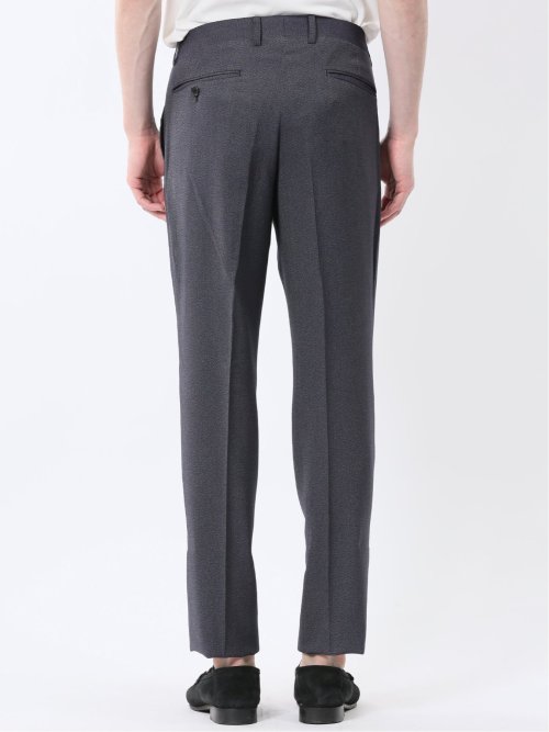 軽量メッシュ レギュラーフィット ノータックパンツ デニム調(セットアップ可能)