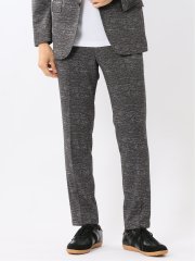 ストレッチウォッシャブル ニットプリント ノータックスラックス(セットアップ可能)