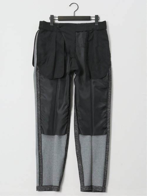 ストレッチウォッシャブル ニットプリント ノータックスラックス(セットアップ可能)