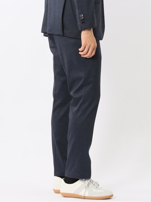 ストレッチウォッシャブル ニットプリント ノータックスラックス(セットアップ可能)