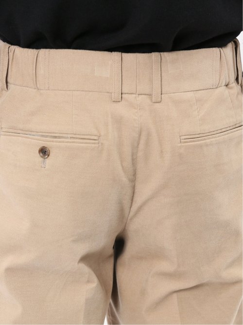 ストレッチ別珍 ツータックスラックス(セットアップ可能)