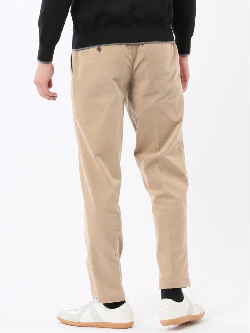 ストレッチ別珍 ツータックスラックス(セットアップ可能)