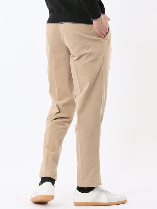 ストレッチ別珍 ツータックスラックス(セットアップ可能)