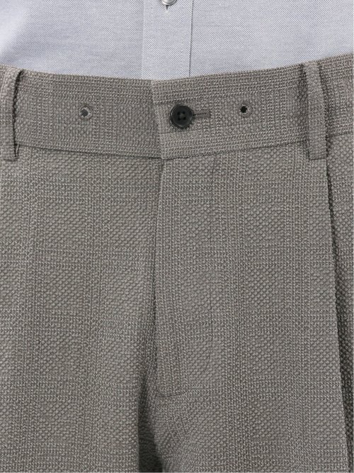 ウール混サッカー ツータックスラックス(セットアップ可能)